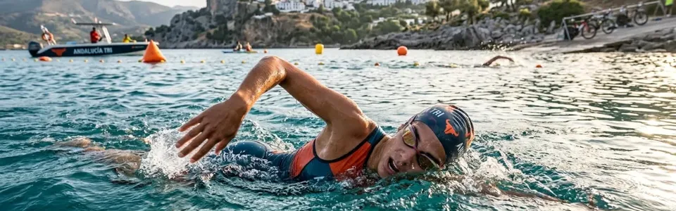 Olímpico para principiante avanzado 8 semanas — entrenamiento de triatlón