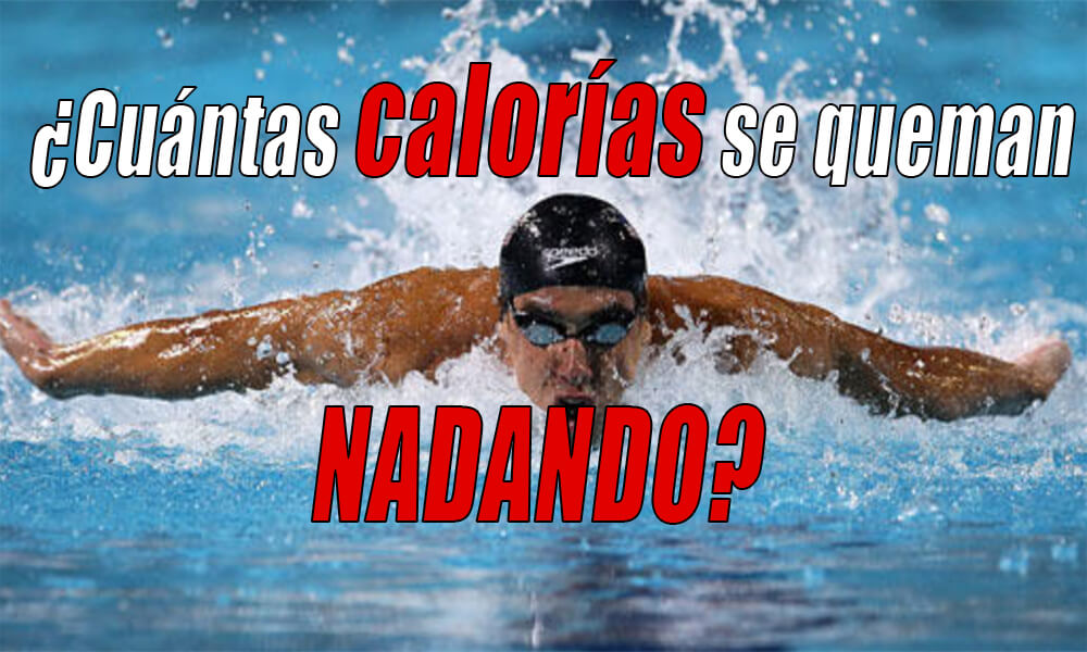 cuantas calorías se queman nadando