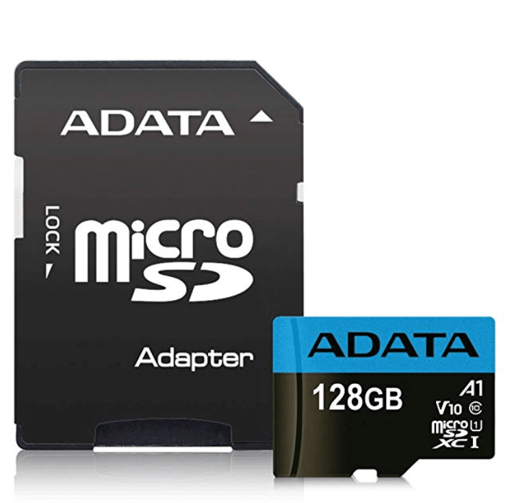 Gigastone 2 unidades / 2 pack Targeta de memoria microSD XC de 128GB con adaptador SD Lectura/escritura de hasta 95/25 MB/s. U1 Clase 10 