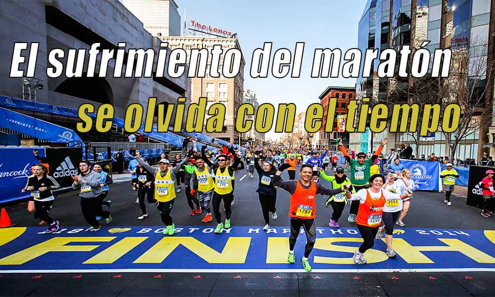 El sufrimiento de un maratón se olvida con el tiempo | Maratón