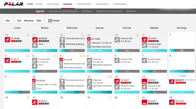 Polar flow español Polar flow español