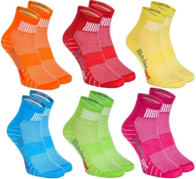1 pares damas halcón running ru4 Stripe calcetines para correr brevemente calcetines elección de color