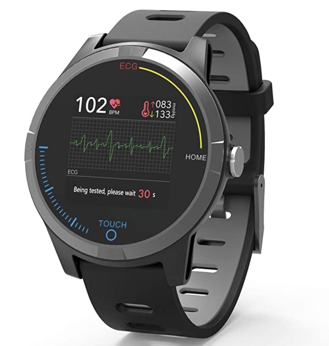 PRIXTON – Reloaj Inteligente Smartwatch para Android e iOS con Electrocardiograma, Presión en Sangre