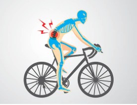 La postura de bici en triatlón te mantiene en una postura fija, la cadera, columnas y rodillas flexionadas